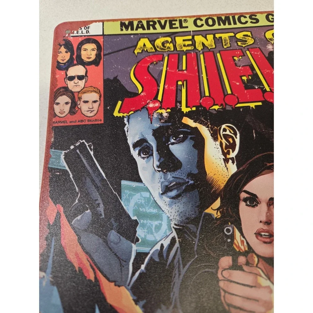 Agents of S.H.I.E.L.D.‎ Vintage Look Tin Poster Marvel Wall Art Home Decor